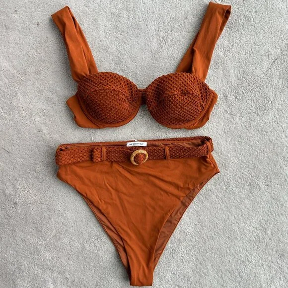 Mermaid-style WeWoreWhat high-waisted bikini - Picture 1 of 4